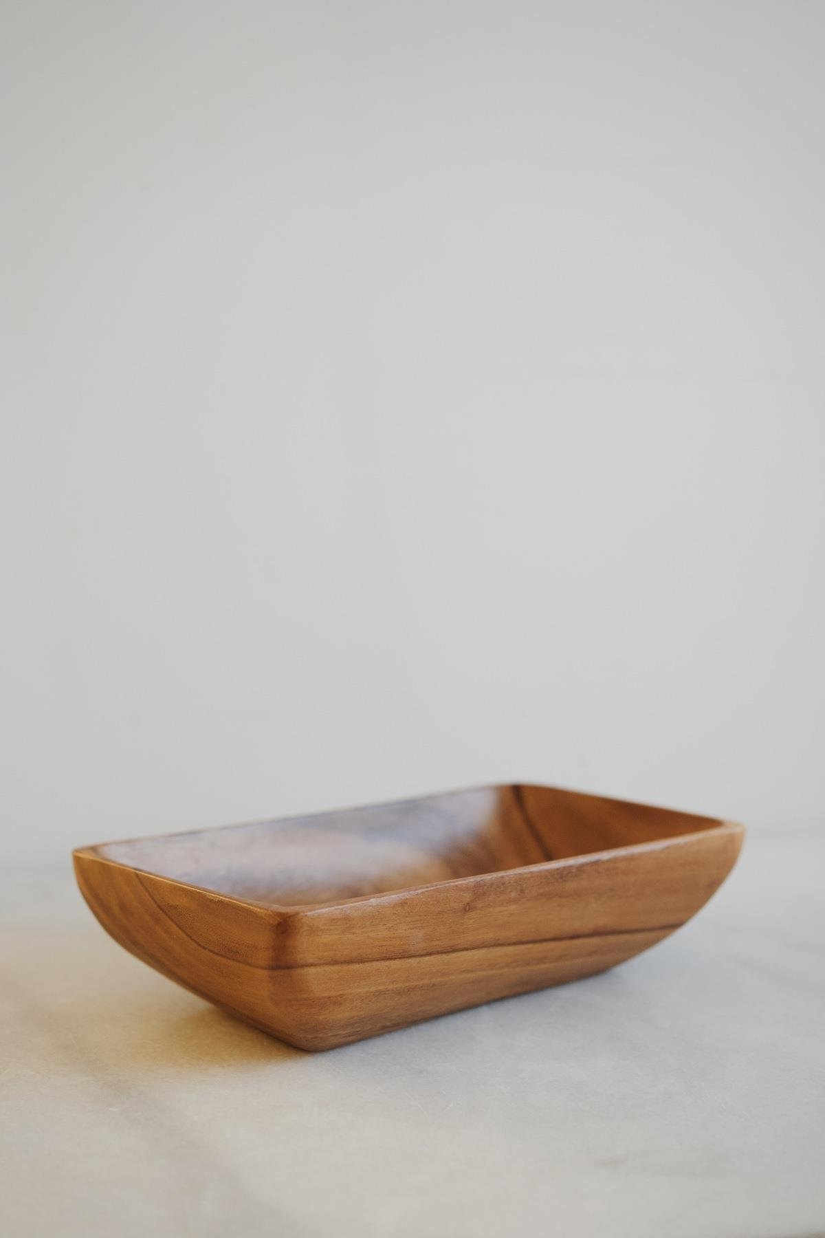 Akasya Derin Dikdörtgen Salata Kasesi (17x30cm)