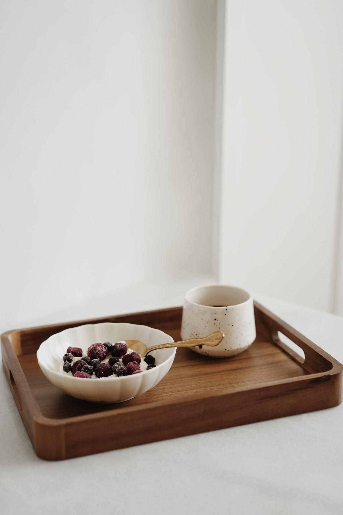 Akasya Orta Boy Dikdörtgen Tepsi