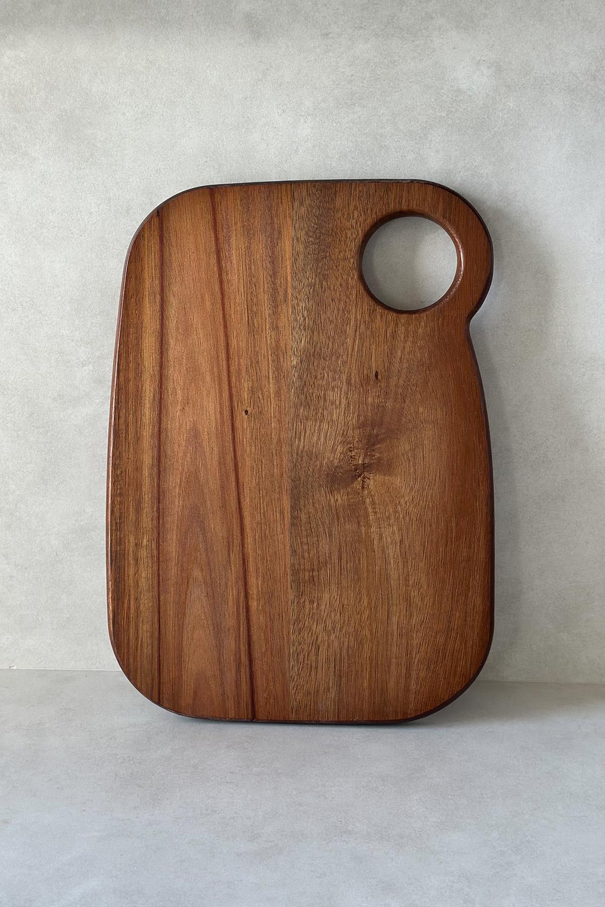 Akasya Oval Kesme Tahtası (31,5x23cm)