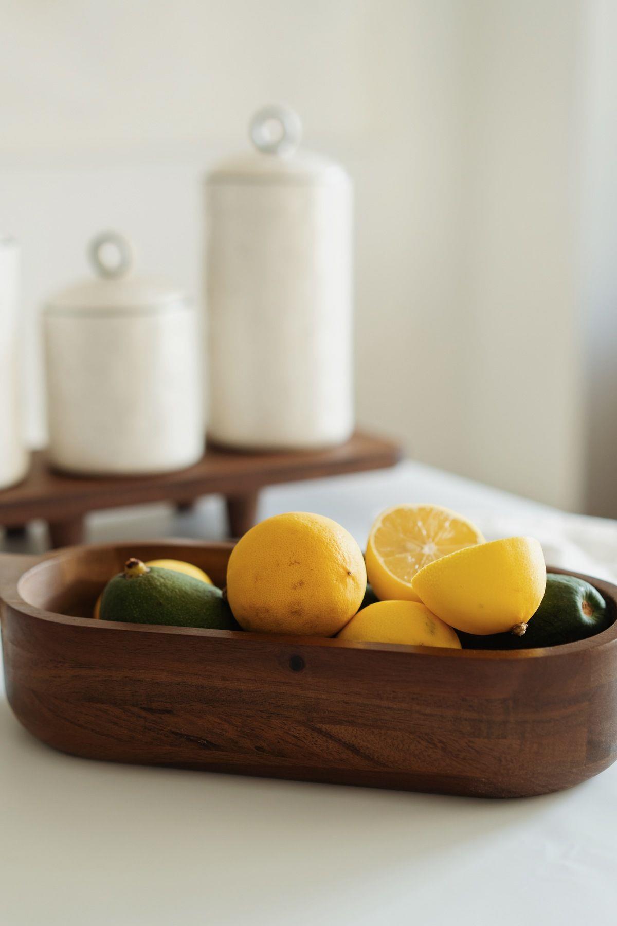 Akasya Oval Kulplu Derin Sunumluk Kase