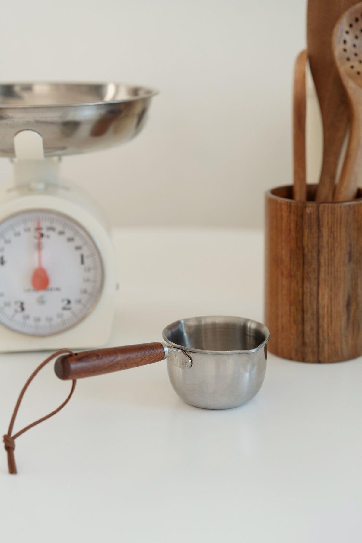 Akasya Saplı Ölçü Kaşığı (Paslanmaz Çelik)