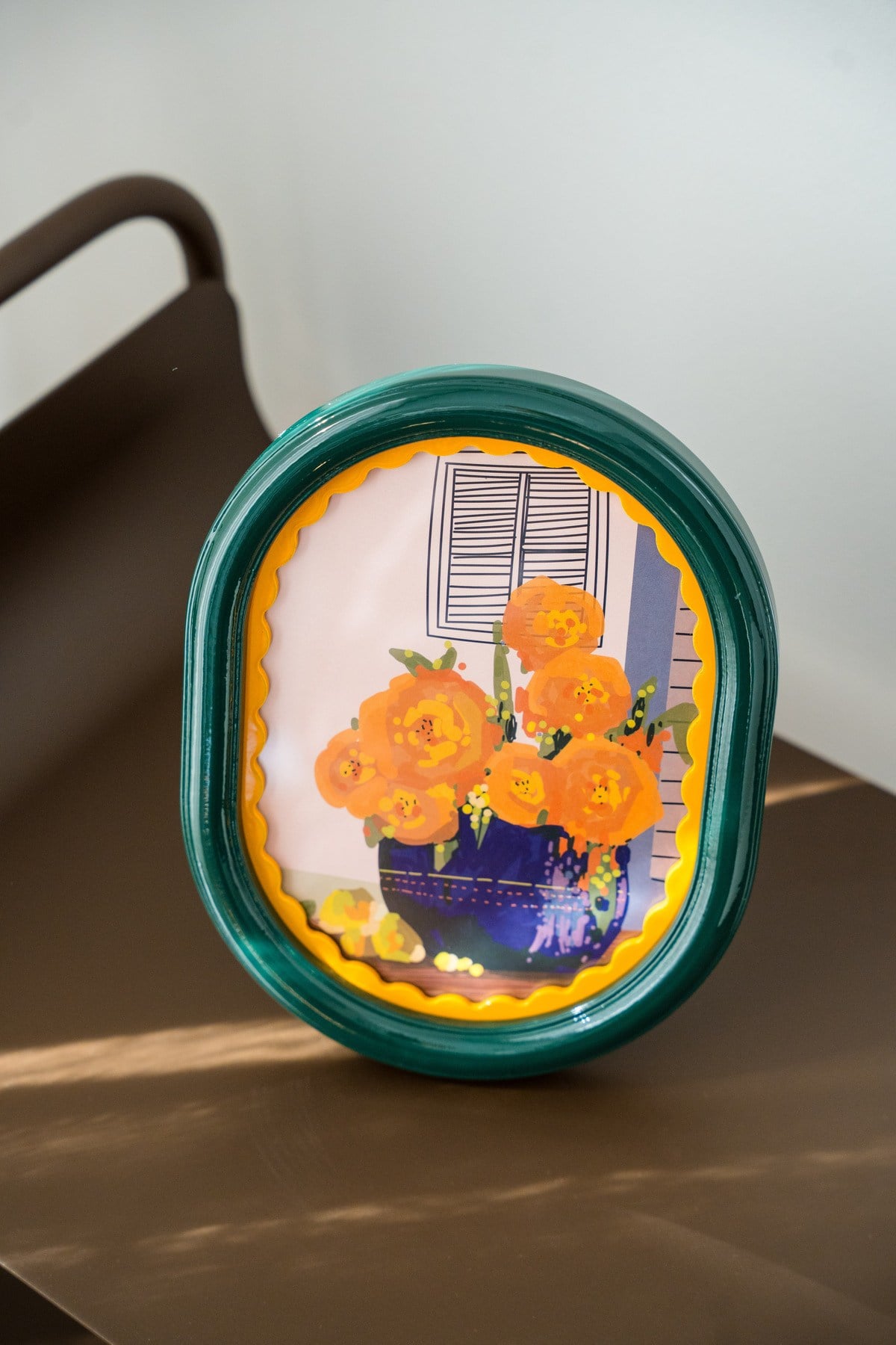 Bellini Metal Fotoğraf Çerçevesi Yeşil