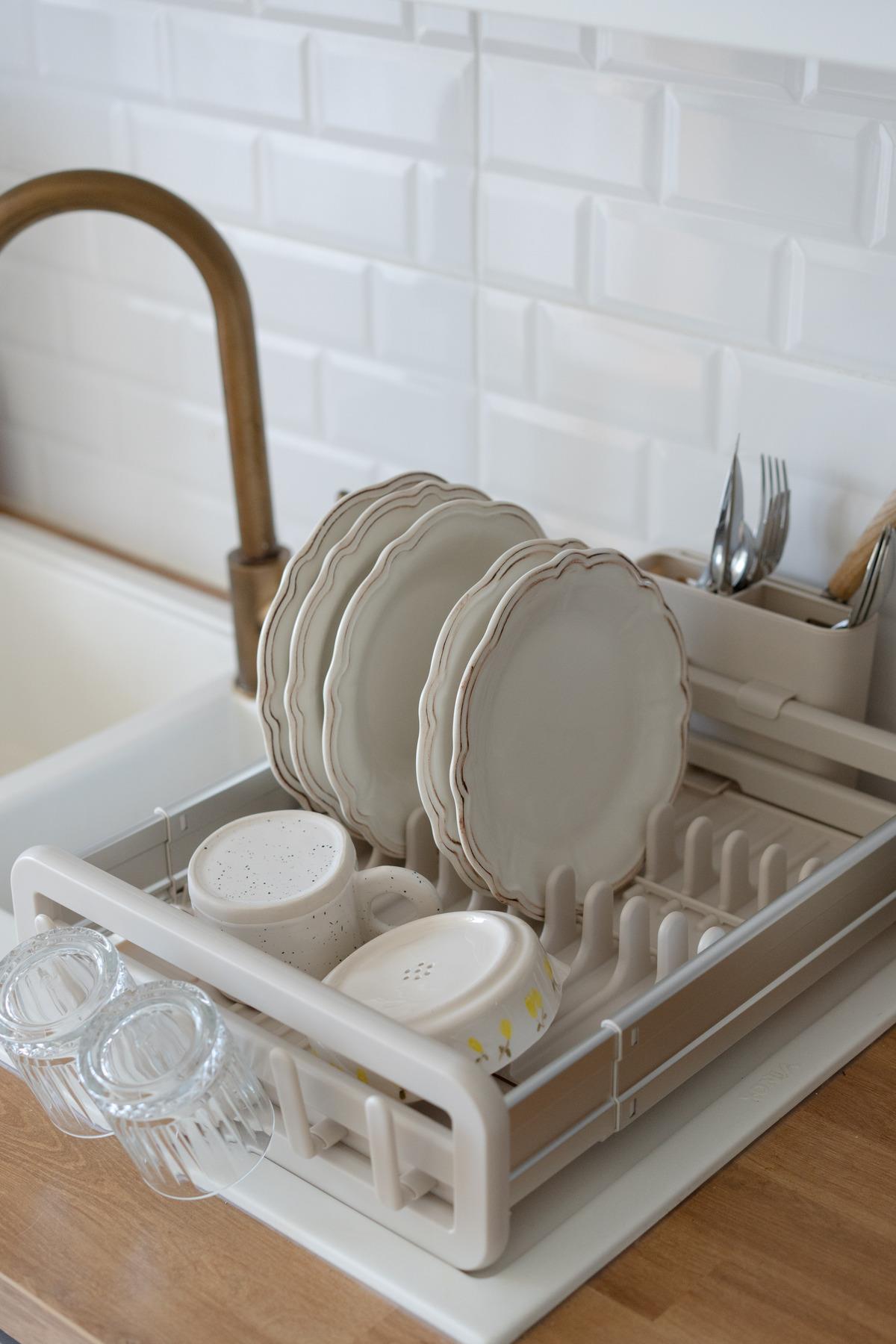 BULL-003 Alüminyum Tek Katlı Açılır Bulaşıklık (Paslanmaz)