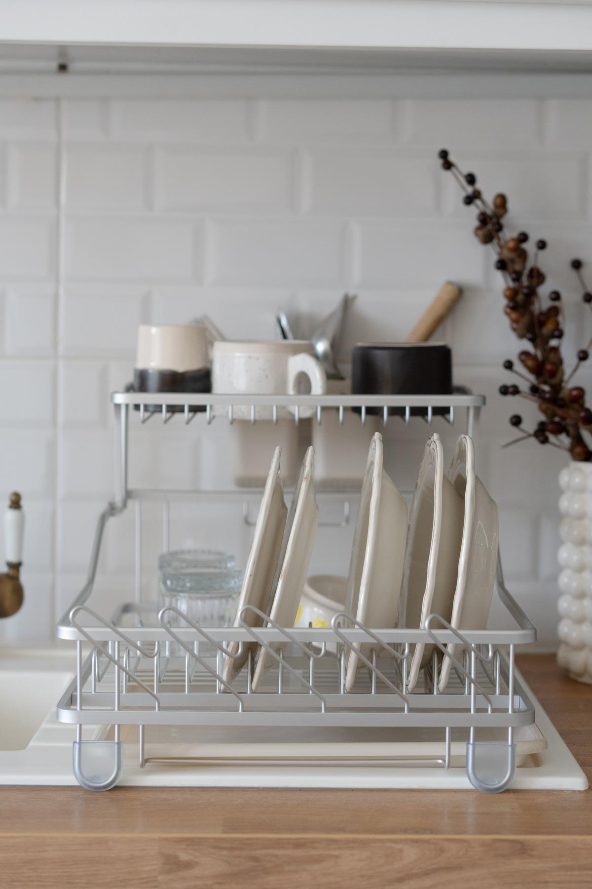 BULL-005 Alüminyum İki Katlı Bulaşıklık (Paslanmaz)