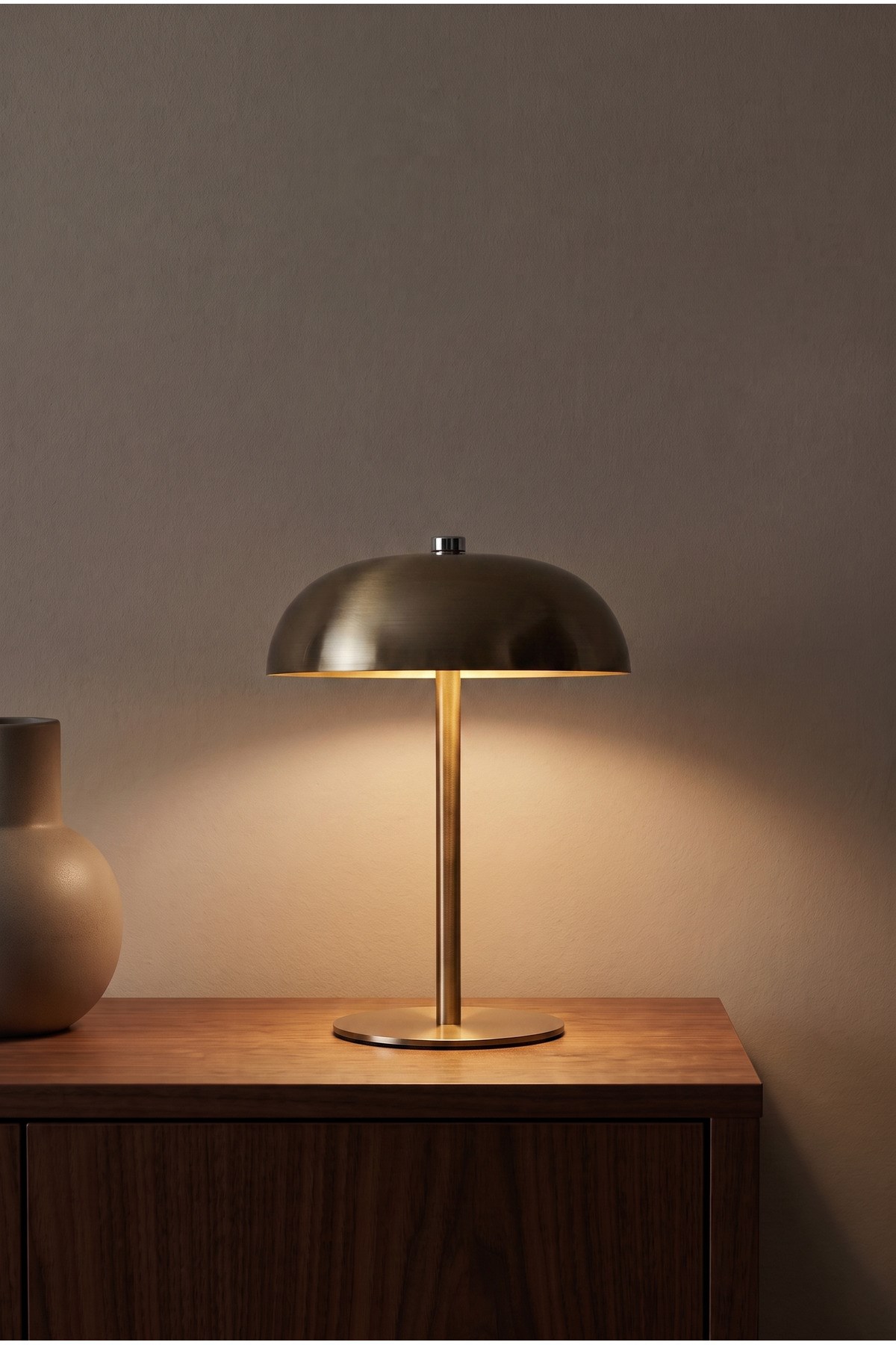 Gold Metal Dokunmatik Abajur