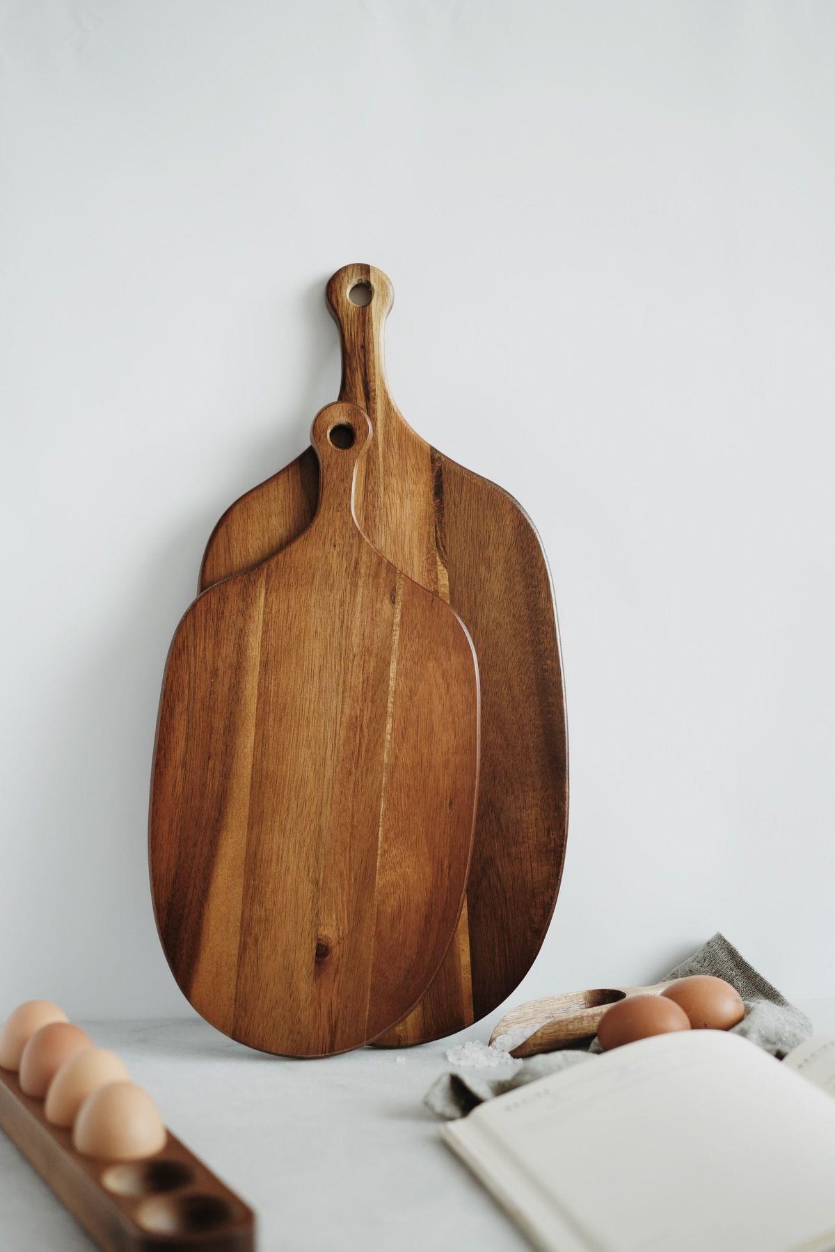 Küçük Boy Akasya Kesme Tahtası