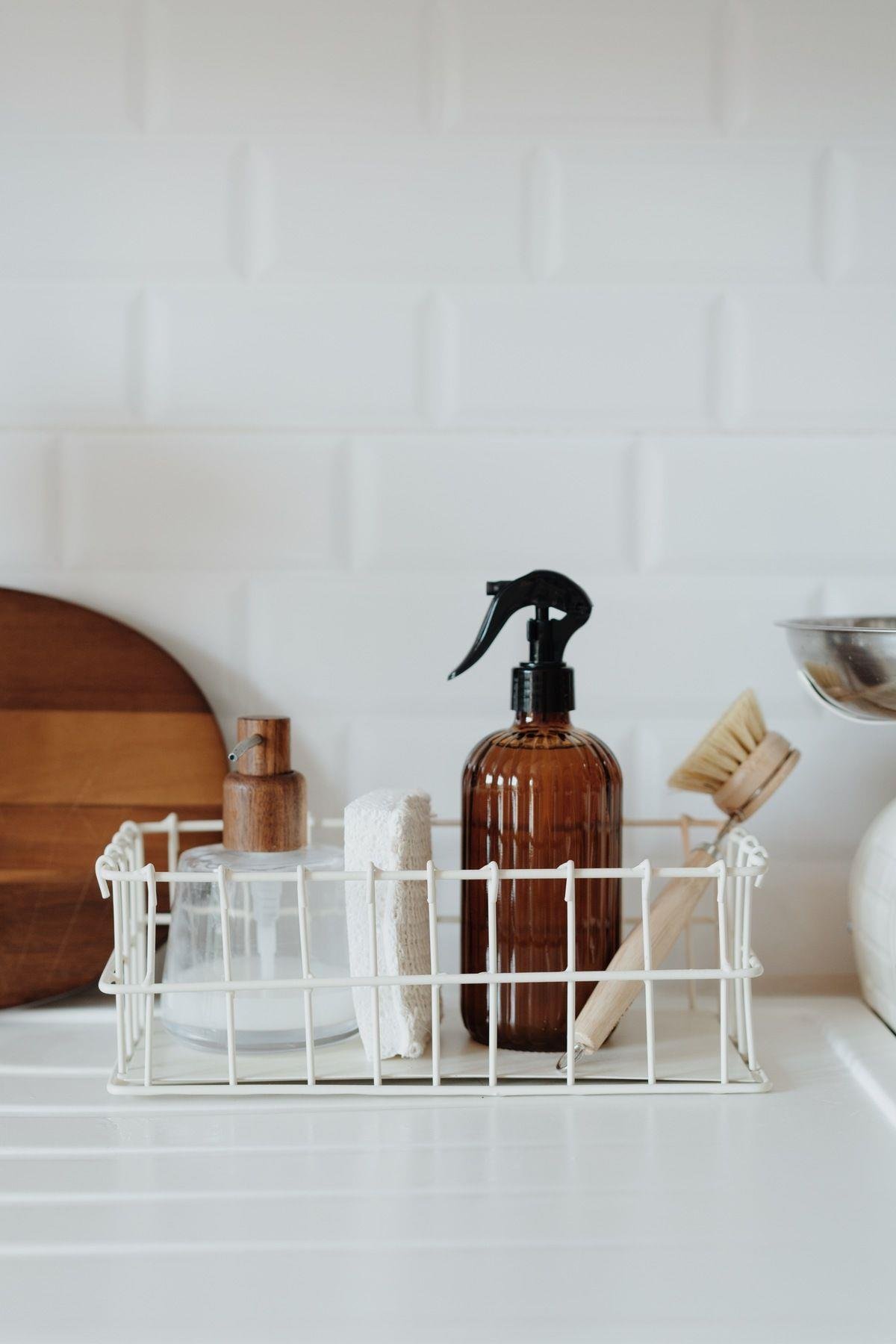 Metal Krem Tel Organizer