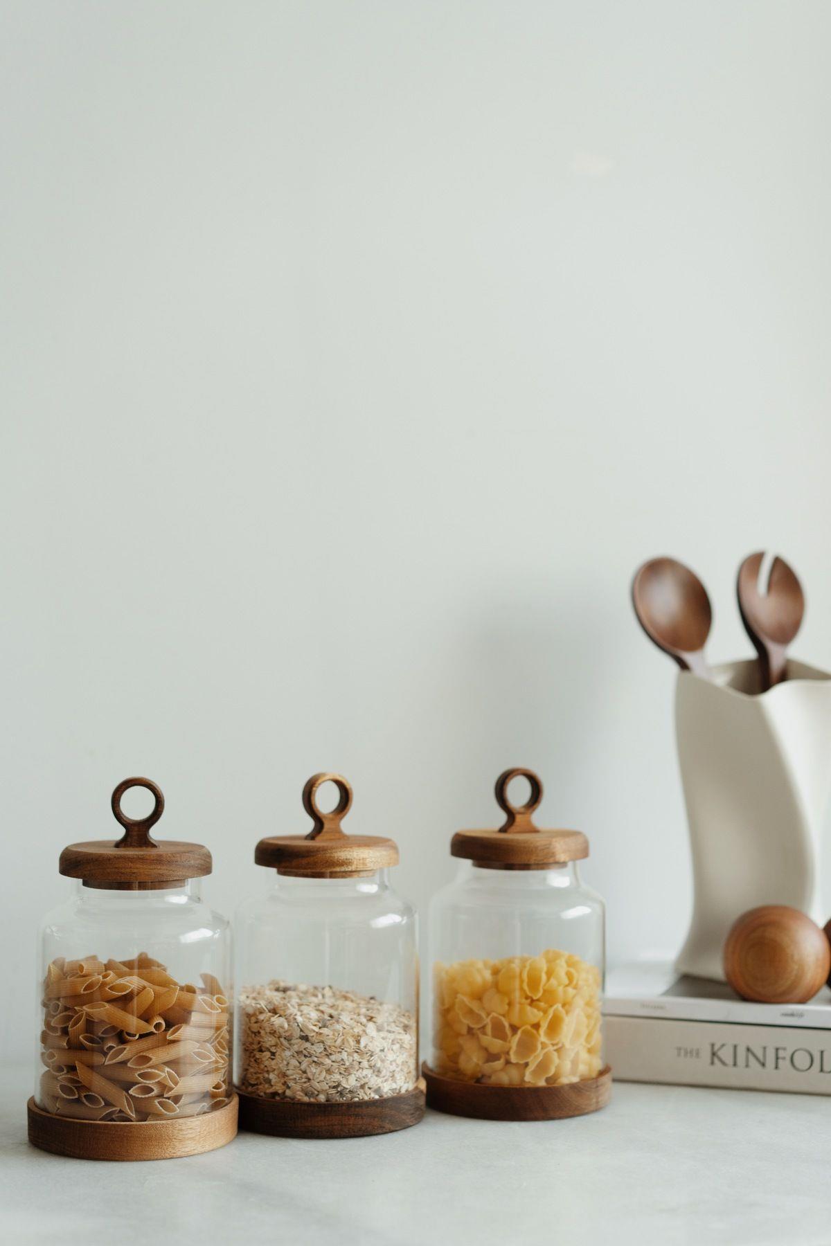 Ring 3'lü Akasya Kapaklı Kavanoz Seti