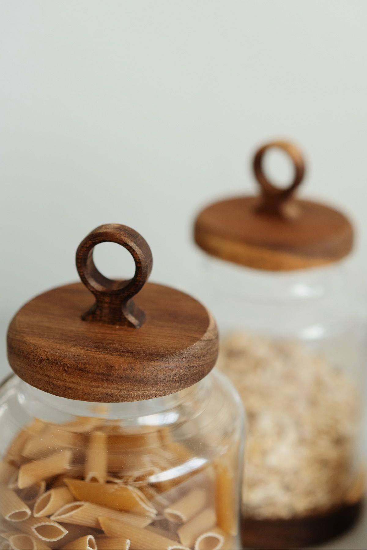 Ring Akasya Kapaklı Kavanoz (Tekli)