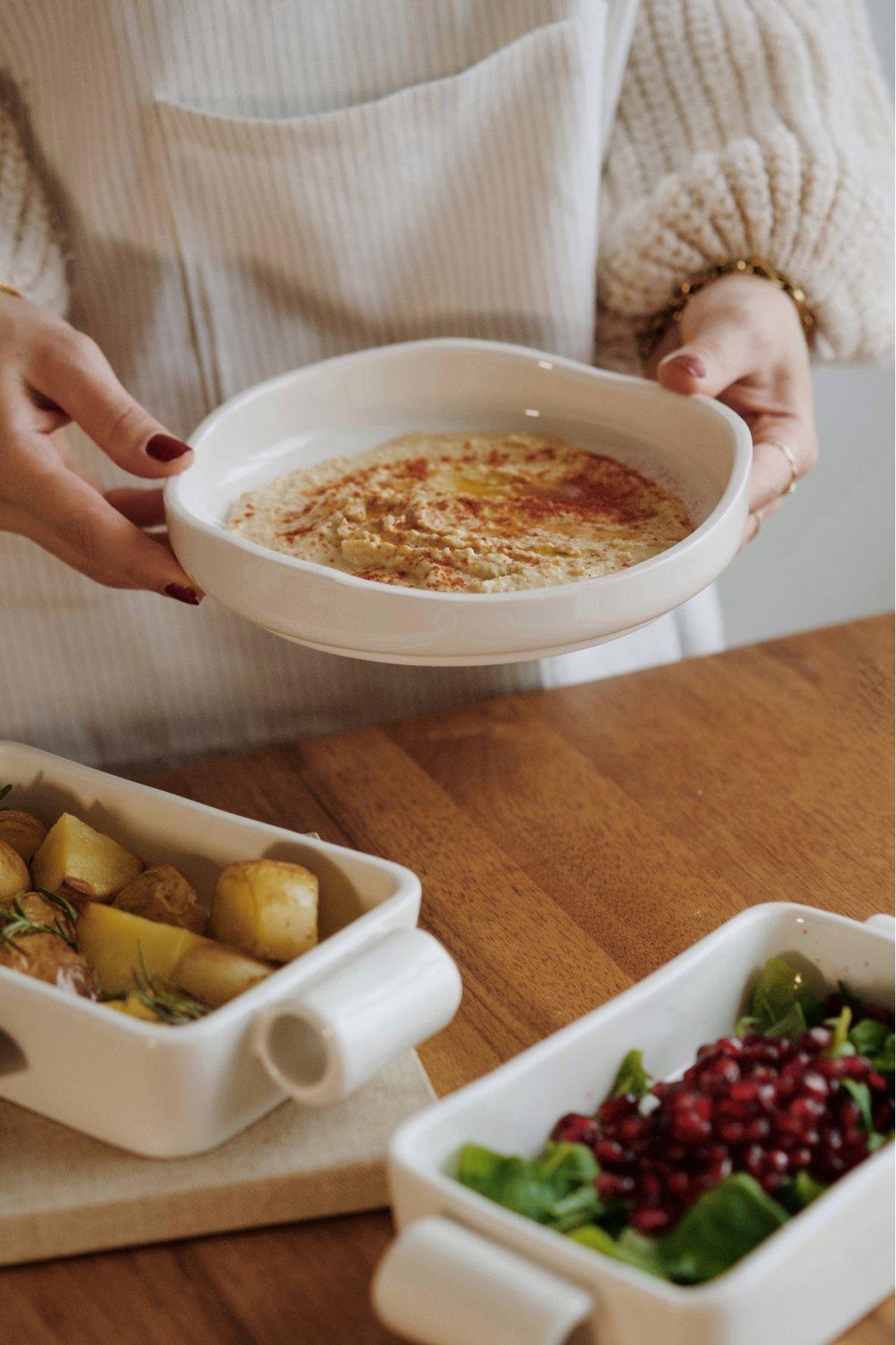 Seramik Amorf Tabak (19cm)