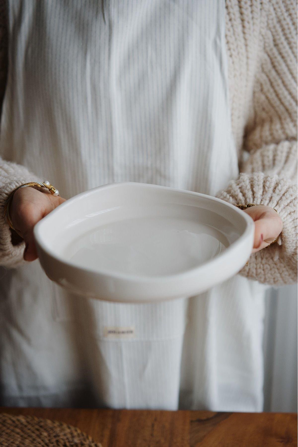 Seramik Amorf Tabak (19cm)