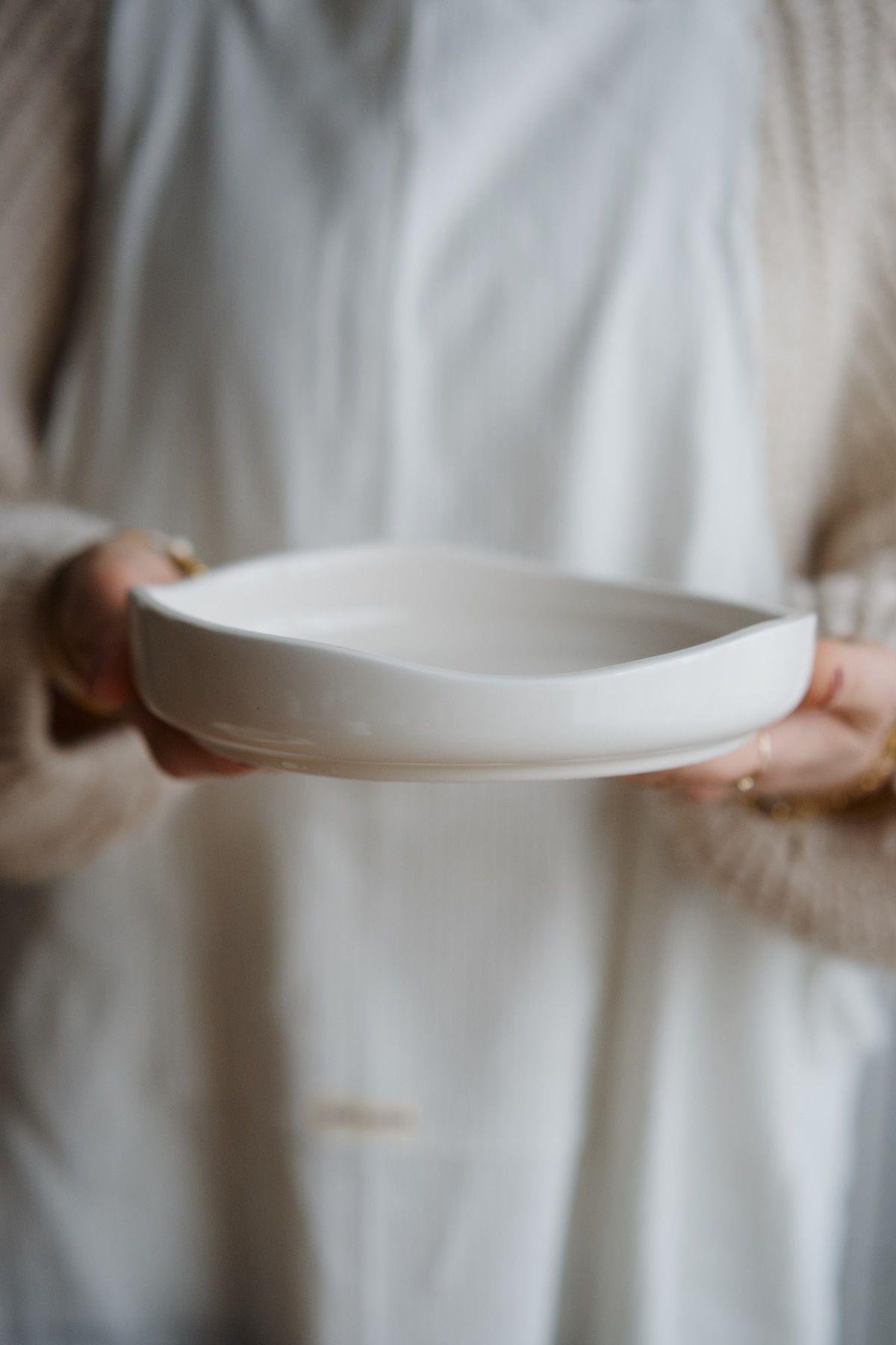 Seramik Amorf Tabak (19cm)