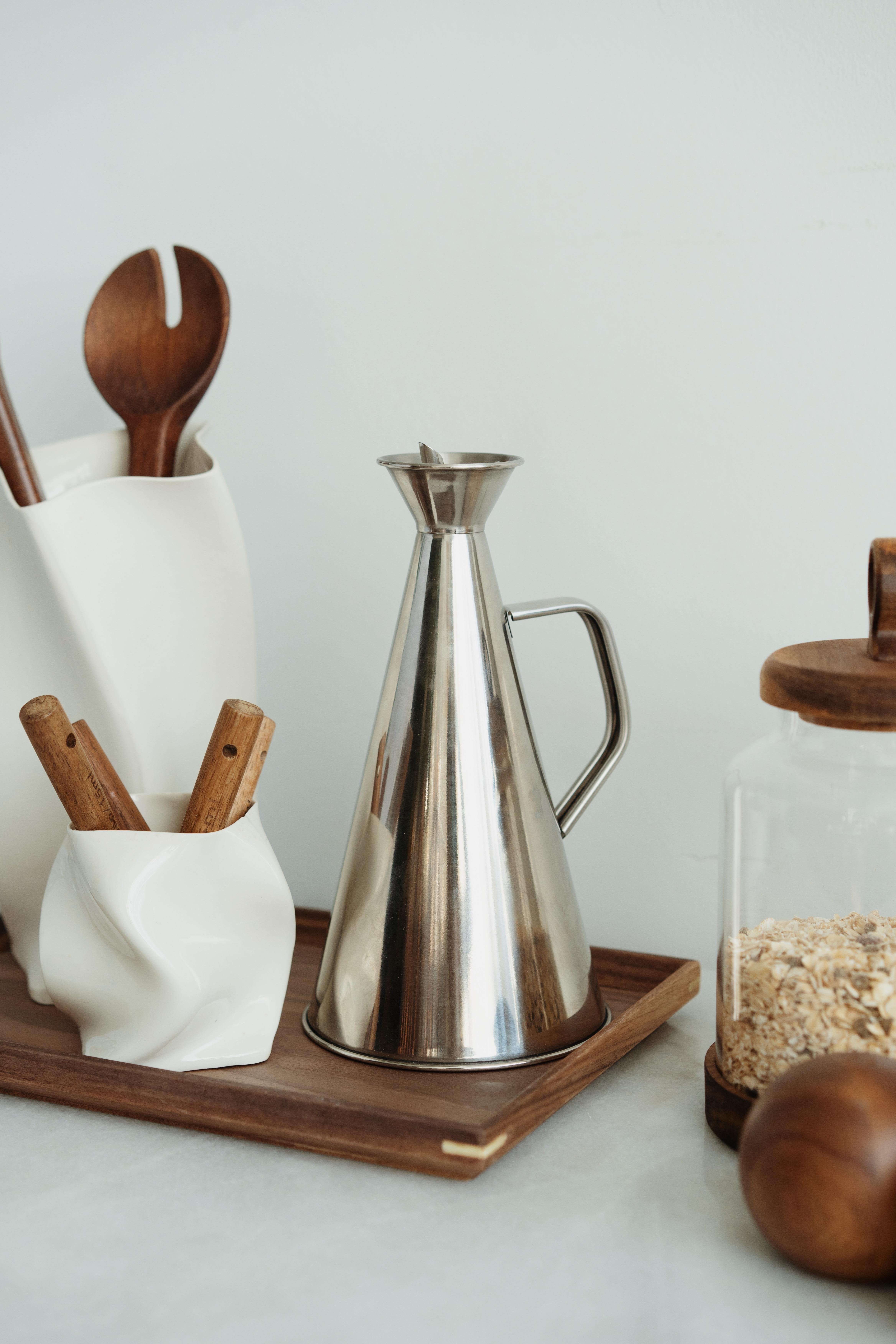 Valery Büyük Boy Paslanmaz Çelik Yağdanlık (1000ml)