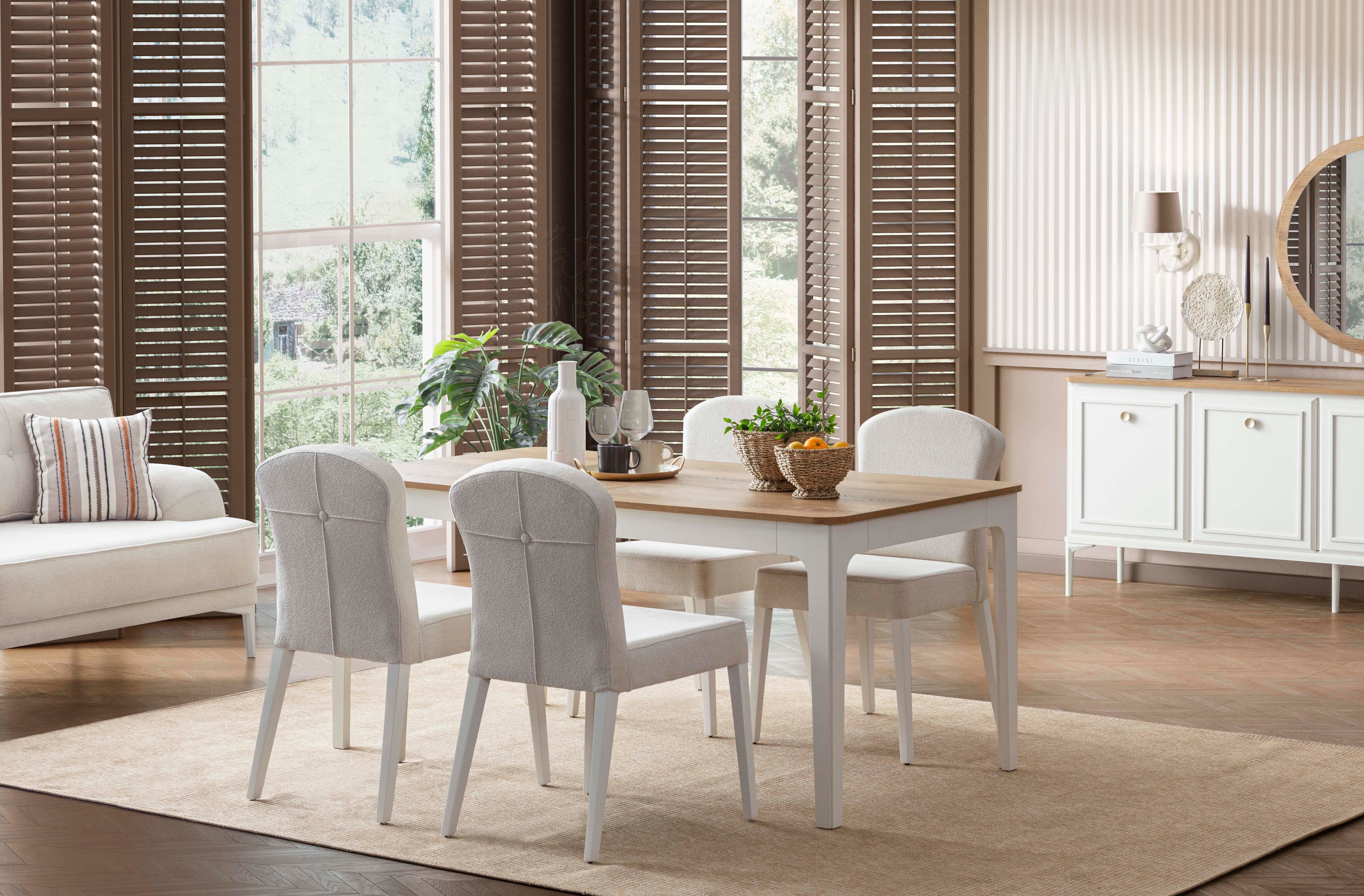 Modern Country Yemek Odası Takımı