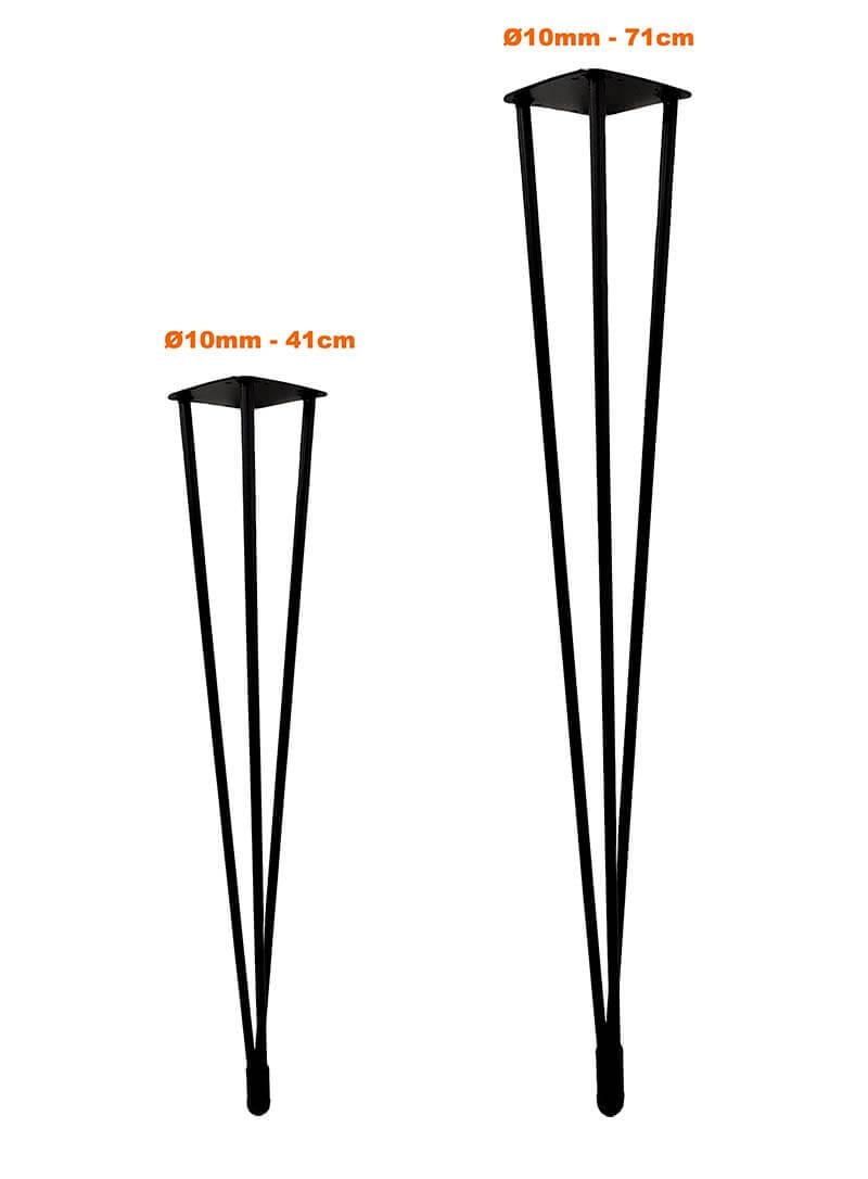 Ø10mm 41cm Üçlü Ayarlı Firkete Masa  Ayağı Teknobutik.com'da