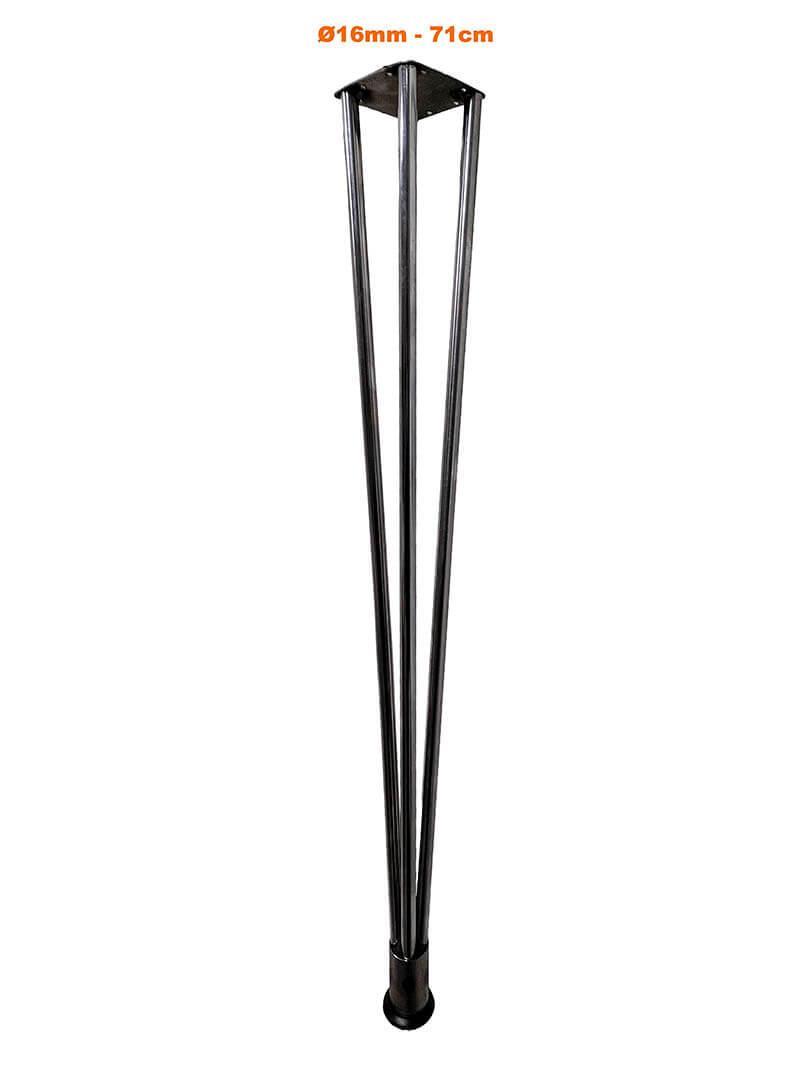 Ø16mm 41cm Üçlü Ayarlı Firkete Masa Ayağı Teknobutik.com'da