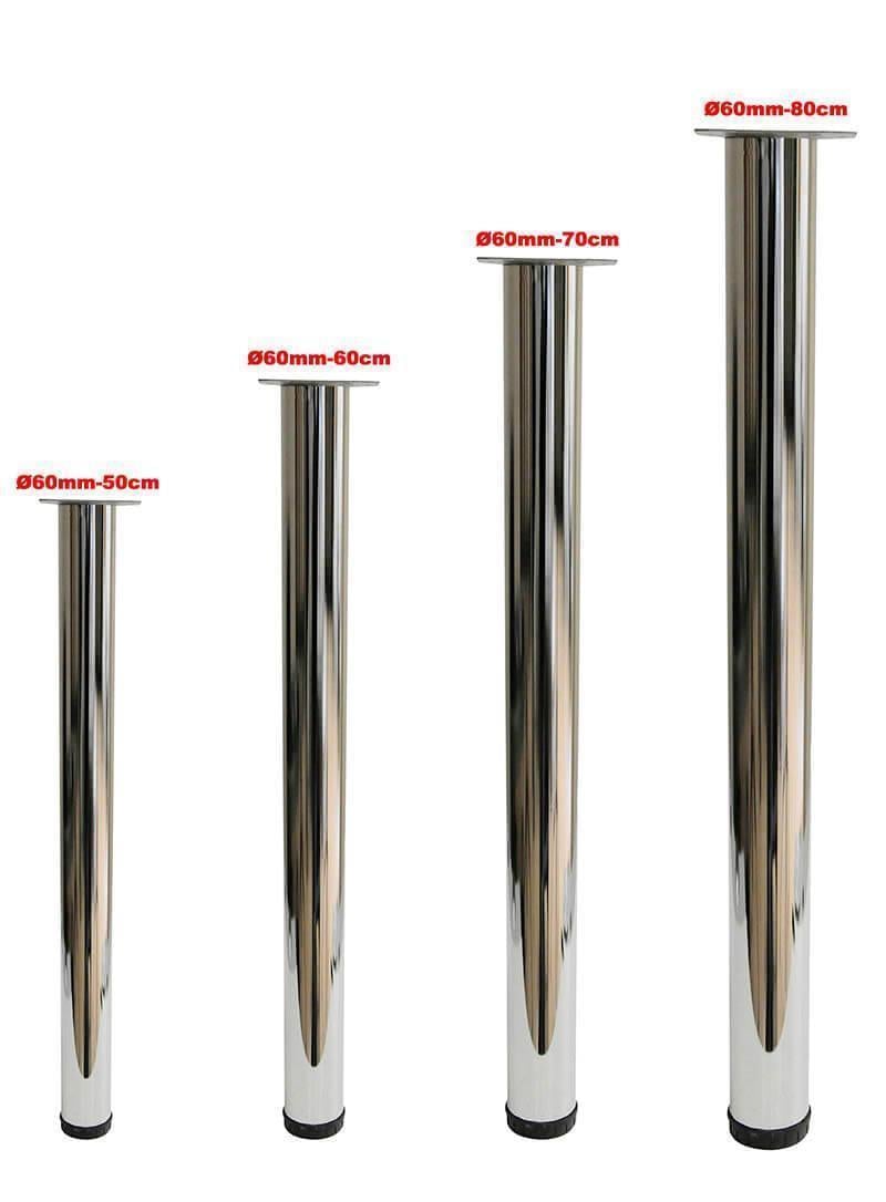 Ø60mm 50cm Uzun Ölçü Ahşap İçin Masa Ayağı Teknobutik.com'da