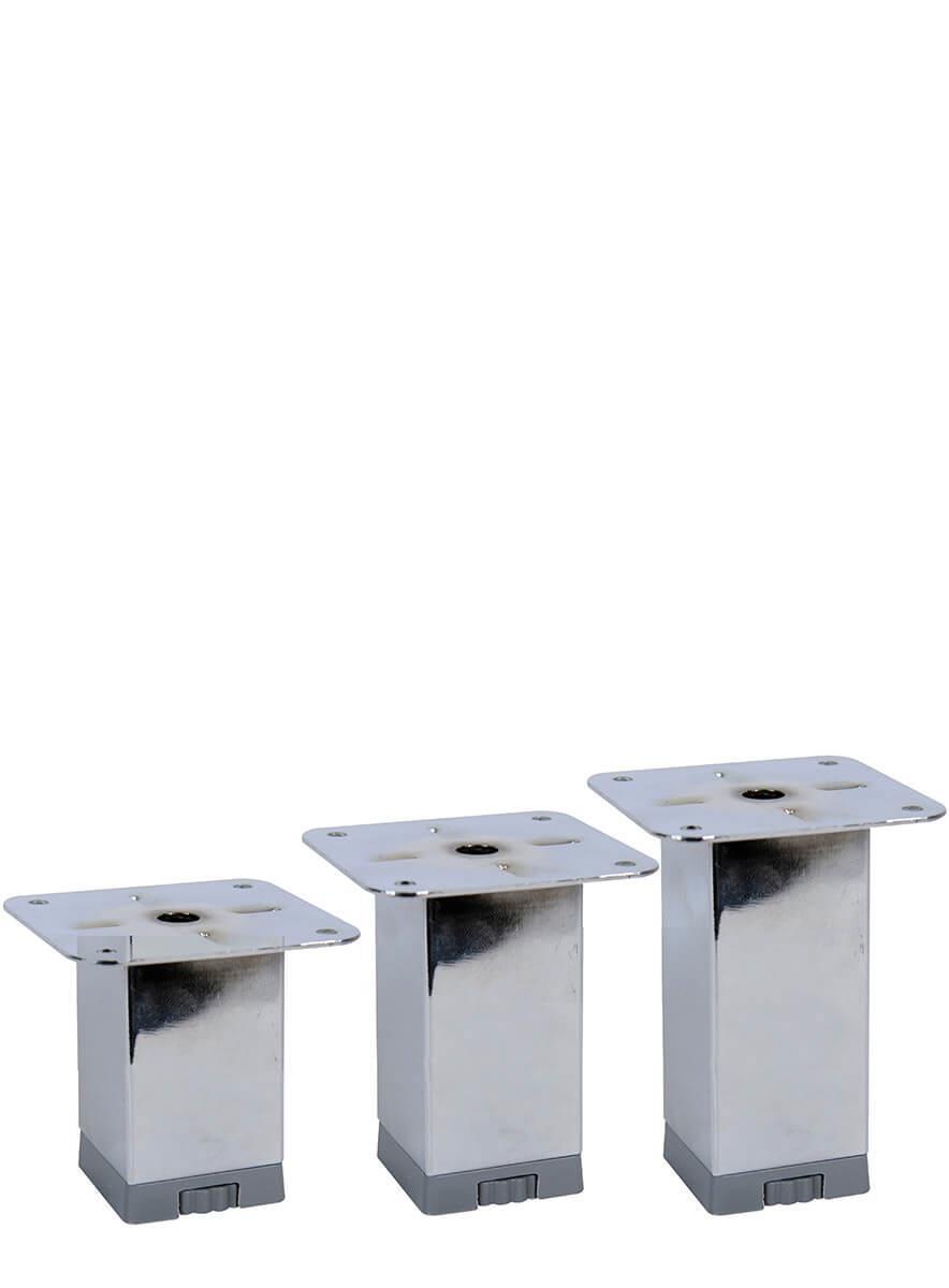 06cm 40mm x 40mm Plastik Pingolu Kare Demir Baza Ayağı Teknobutik.com'da