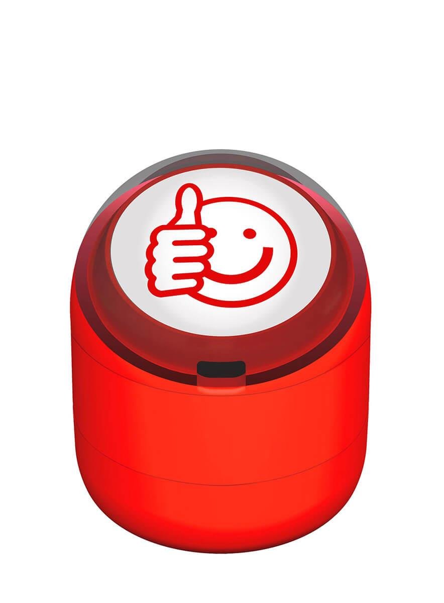 Ok Emojili Motivasyon Kaşesi 22mm Yuvarlak Teknobutik.com'da
