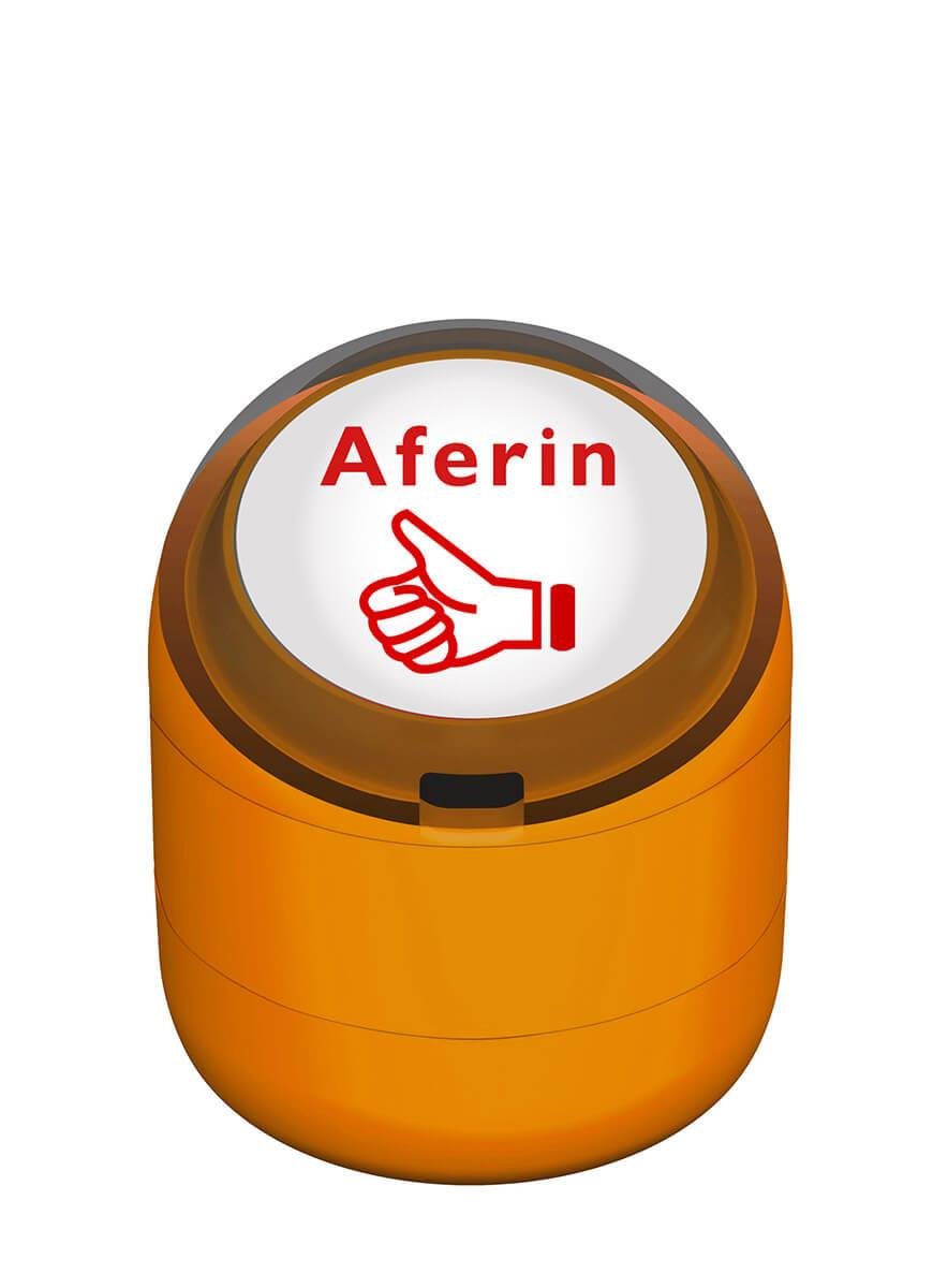 Aferin Motivasyon Flash Kaşe 22mm Yuvarlak Teknobutik.com'da