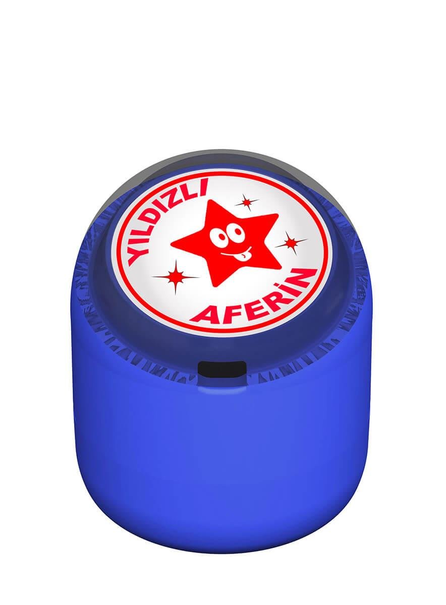 Yıldızlı Aferin Motivasyon Kaşesi 22mm Yuvarlak Teknobutik.com'da