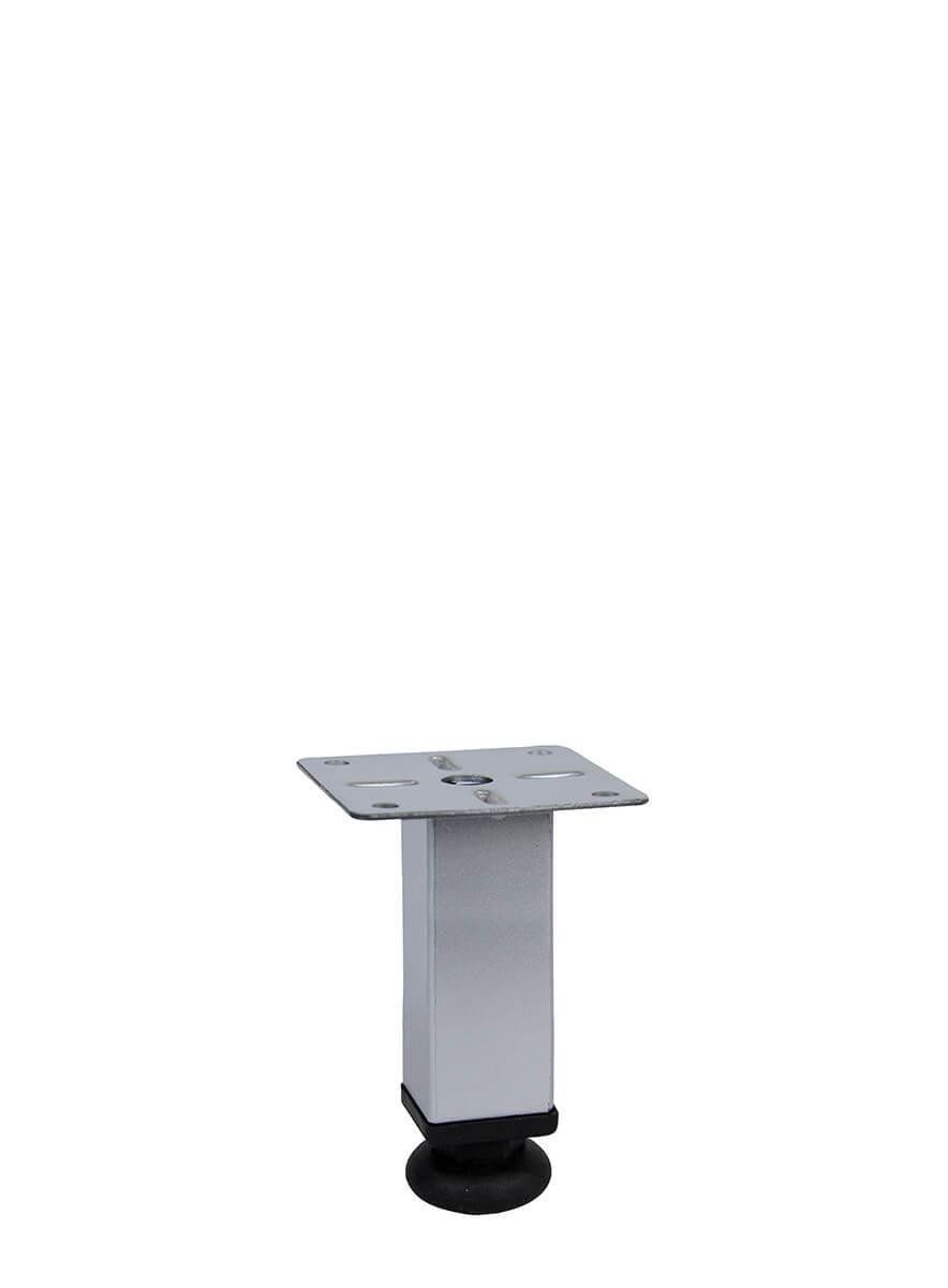 10cm 25mm x 25mm Plastik Pingolu Kare Demir Baza Ayağı Teknobutik.com'da