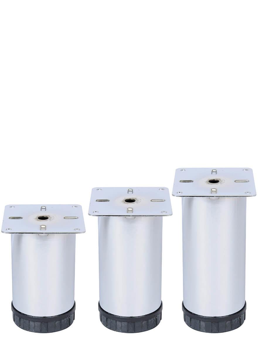 12 cm Ø 60mm Plastik Pingolu Ayarlı Metal Baza Ayağı Teknobutik.com'da