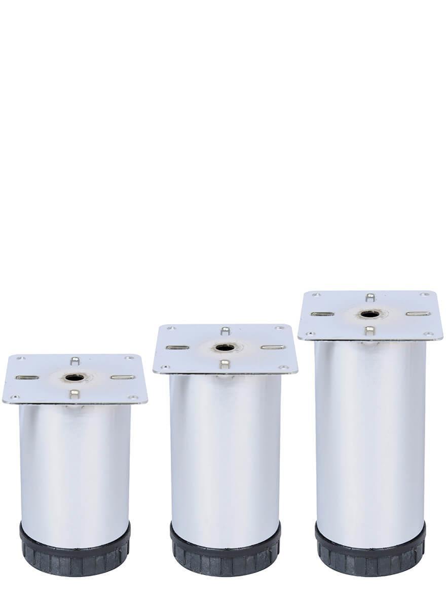 12 cm Ø 60mm Plastik Pingolu Ayarlı Metal Baza Ayağı Teknobutik.com'da