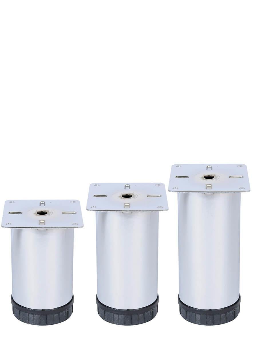 12 cm Ø 60mm Plastik Pingolu Ayarlı Metal Baza Ayağı Teknobutik.com'da