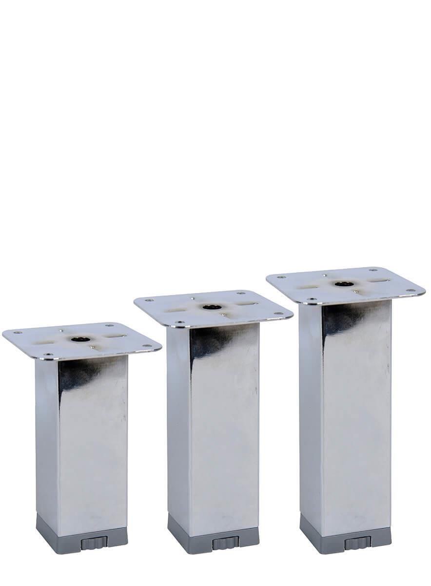 12cm 40mm x 40mm Plastik Pingolu Kare Demir Baza Ayağı Teknobutik.com'da