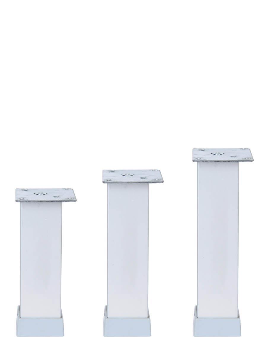 12cm 40x40mm Kare Alüminyum Düz Mat Eloksal Baza Ayağı Teknobutik.com'da