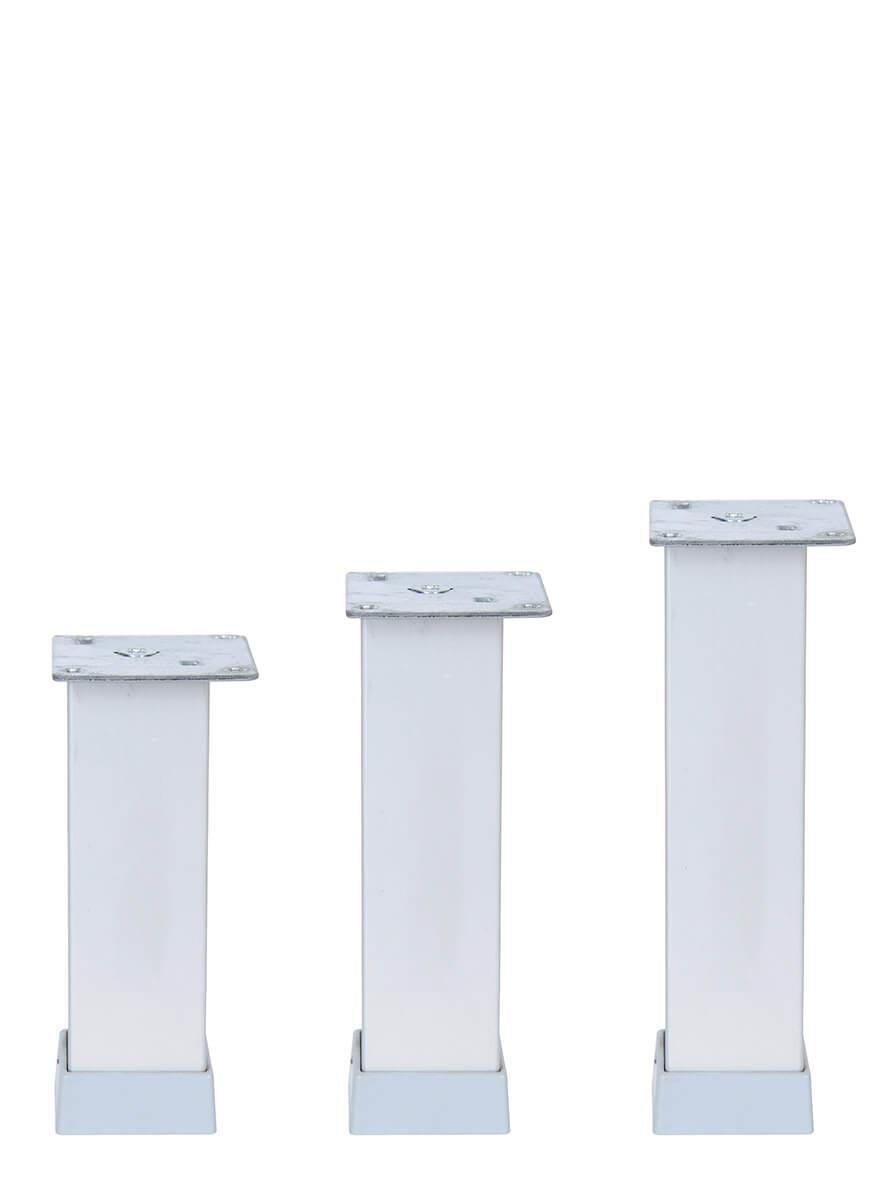 12cm 40x40mm Kare Alüminyum Düz Mat Eloksal Baza Ayağı Teknobutik.com'da