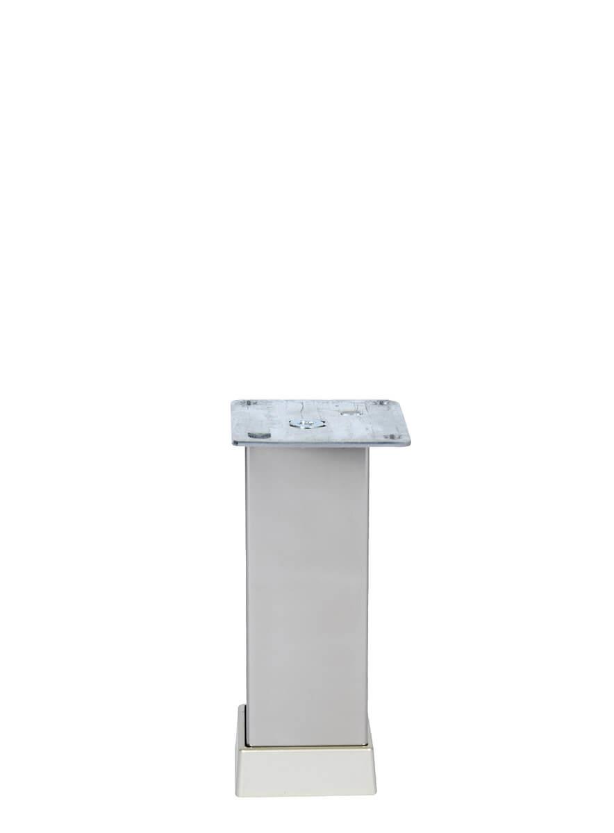 15cm 40x40mm Kare Alüminyum Düz İnoks Baza Ayağı Teknobutik.com'da