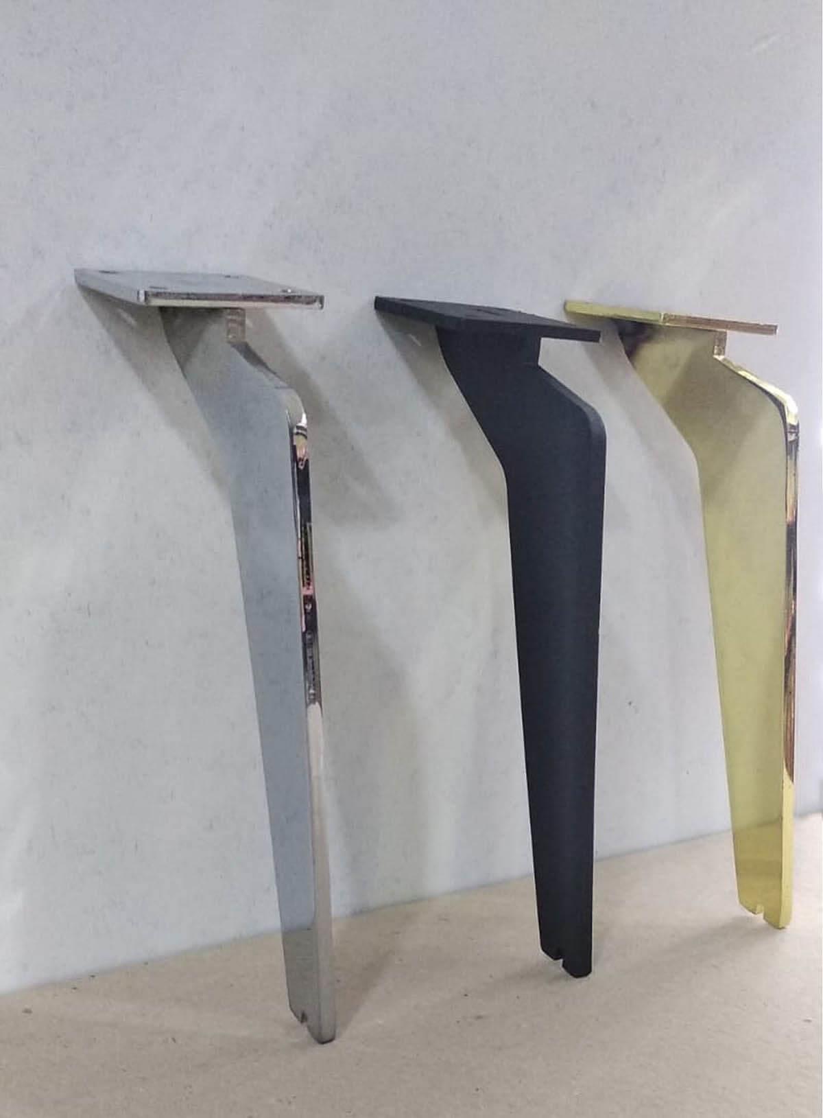 20cm 5mm Metal, Baza Kanepe Dolap Mobilya Ayağı Teknobutik.com'da