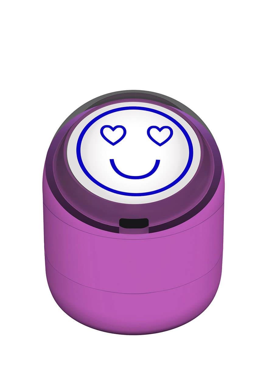 Mutlu Emojili Motivasyon Kaşesi 22mm Yuvarlak Teknobutik.com'da