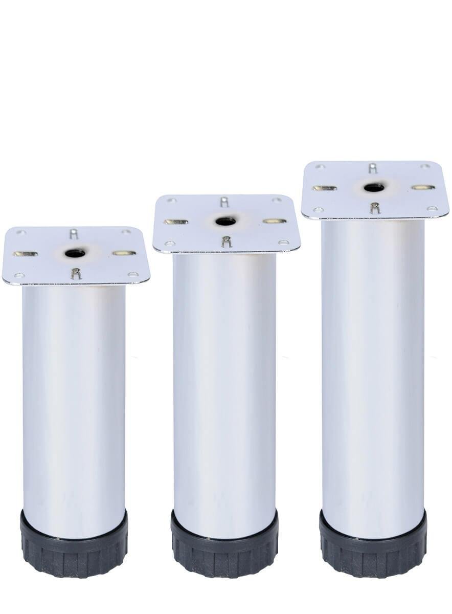 25 cm Ø 51mm Plastik Pingolu Ayarlı Metal Baza Ayağı Teknobutik.com'da