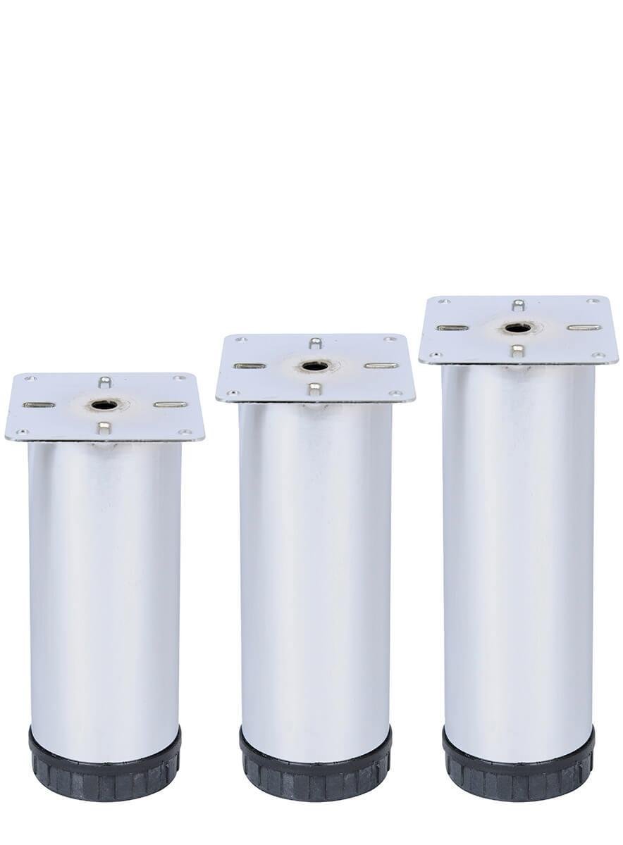 25 cm Ø 60mm Plastik Pingolu Ayarlı Metal Baza Ayağı Teknobutik.com'da