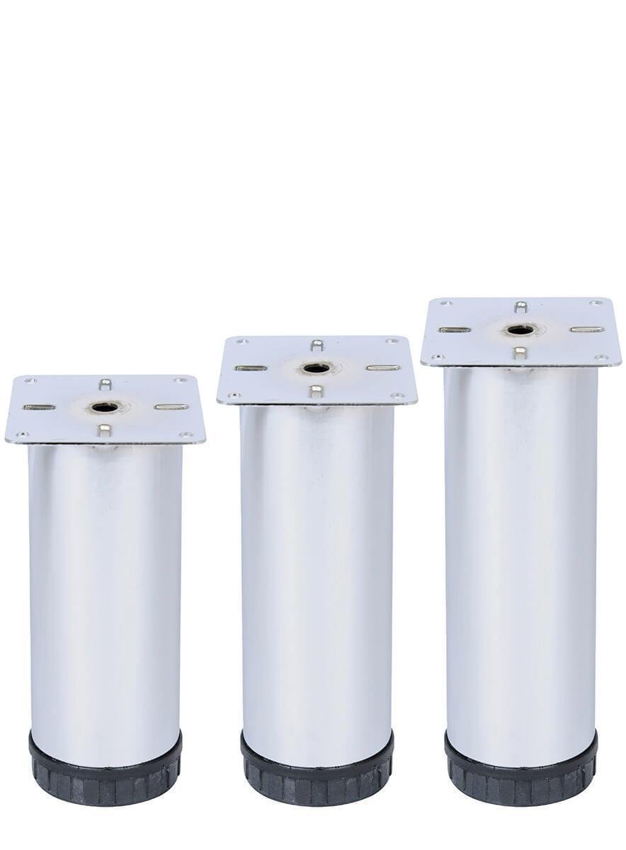 25 cm Ø 60mm Plastik Pingolu Ayarlı Metal Baza Ayağı Teknobutik.com'da
