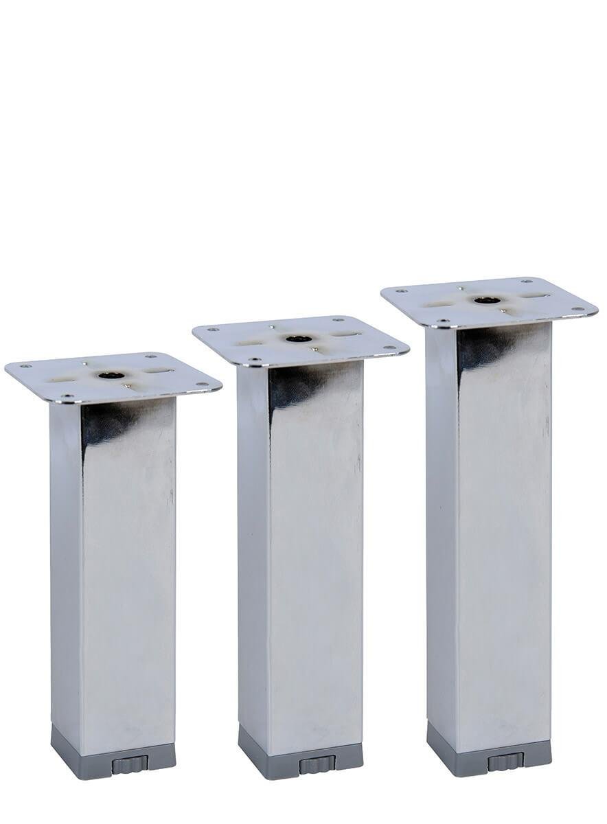 25cm 40mm x 40mm Plastik Pingolu Kare Demir Baza Ayağı Teknobutik.com'da