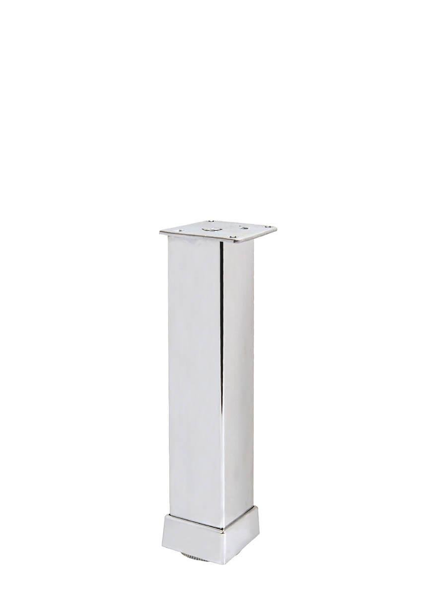 25cm 40x40mm Kare Alüminyum Düz Krom Baza Ayağı Teknobutik.com'da