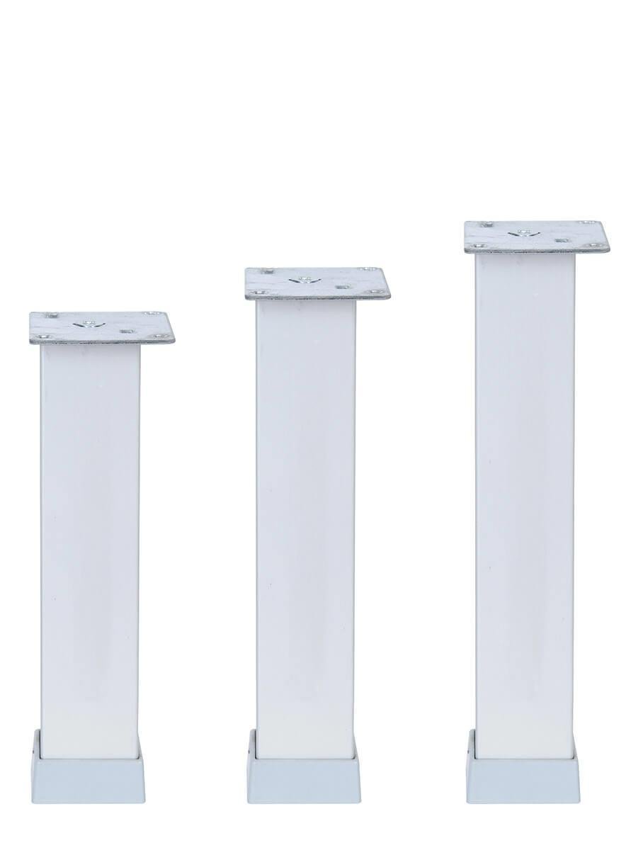 25cm 40x40mm Kare Alüminyum Düz Mat Eloksal Baza Ayağı Teknobutik.com'da