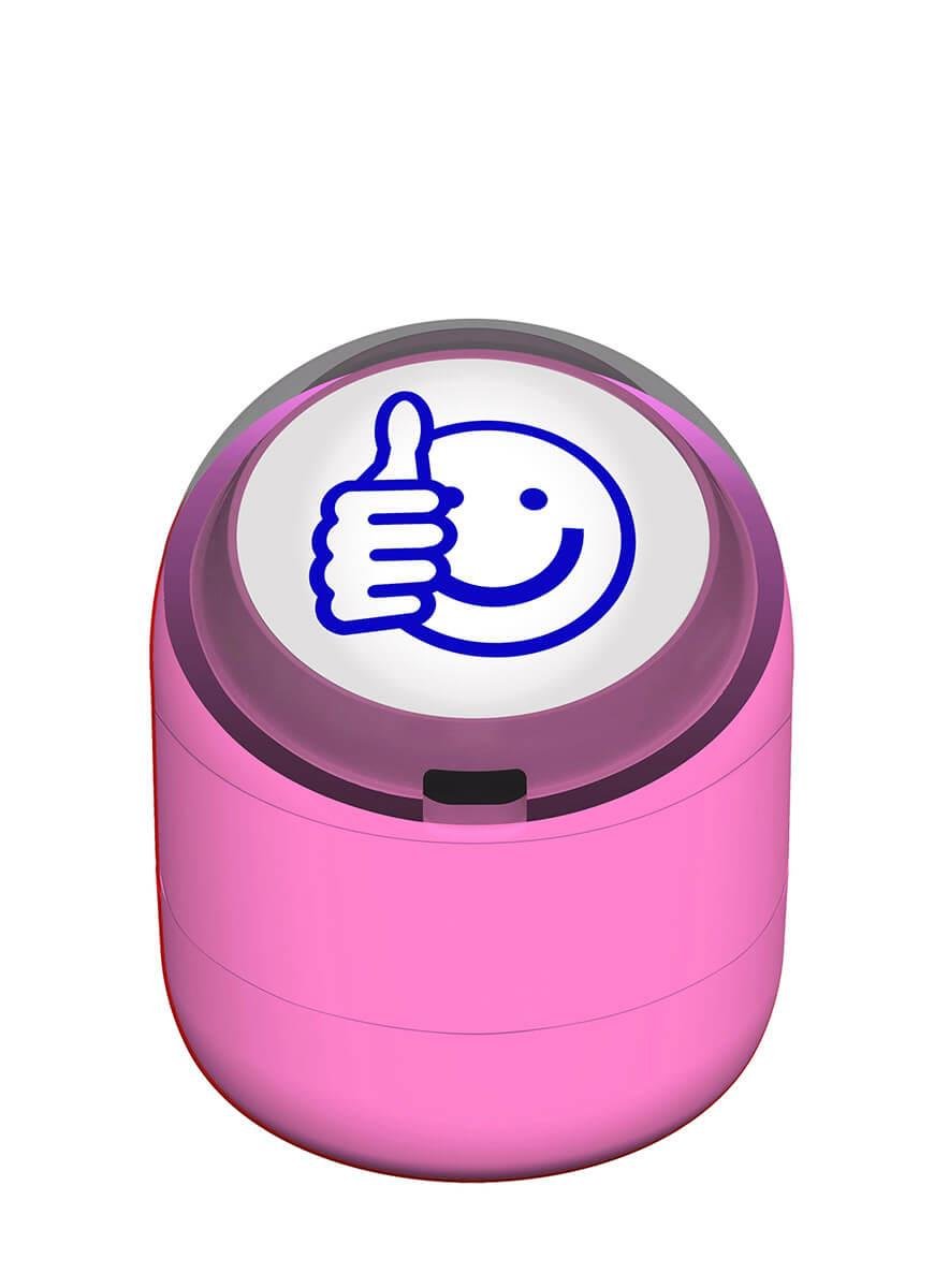 Ok Emojili Motivasyon Kaşesi 22mm Yuvarlak Teknobutik.com'da