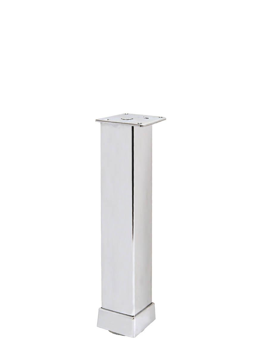 30cm 40x40mm Kare Alüminyum Düz Krom Baza Ayağı Teknobutik.com'da