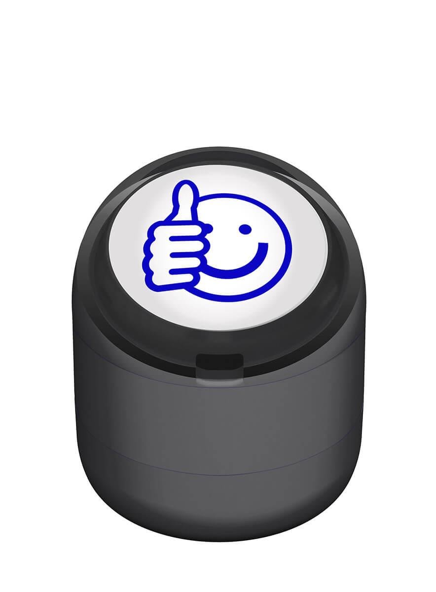 Ok Emojili Motivasyon Kaşesi 22mm Yuvarlak Teknobutik.com'da