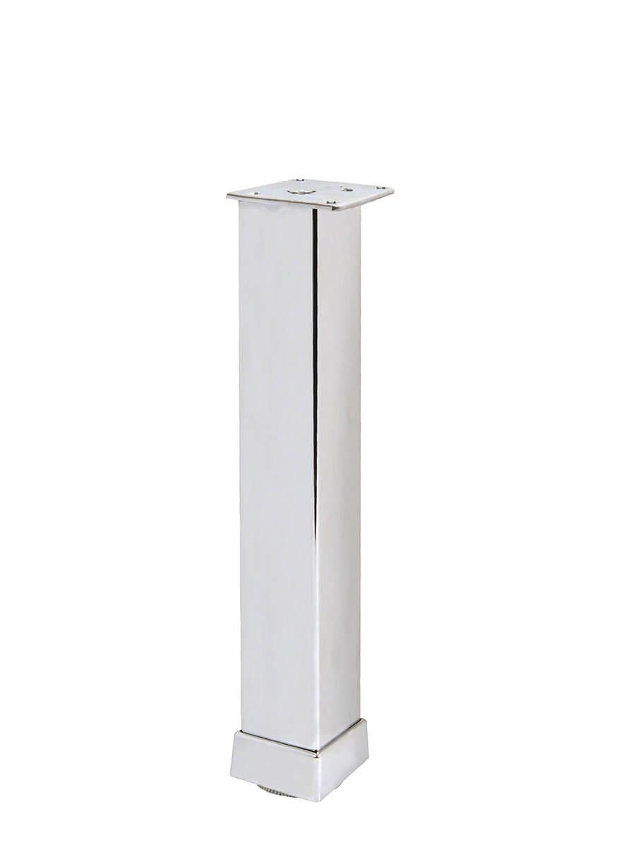 40cm 40x40mm Kare Alüminyum Düz Krom Baza Ayağı Teknobutik.com'da