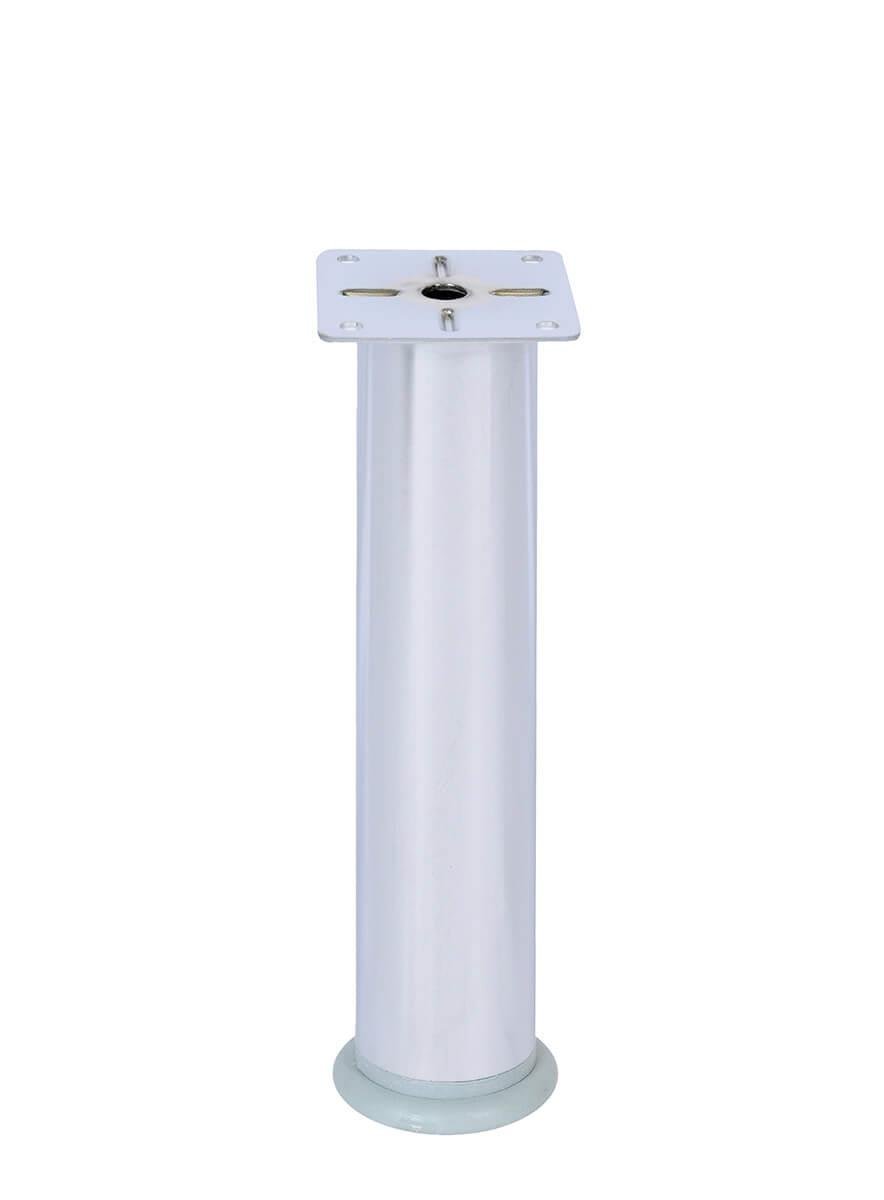 40cm 42 Ø Çap Gri Plastik Pingolu Ayarlı Metal Baza Dolap Ayağı Teknobutik.com'da