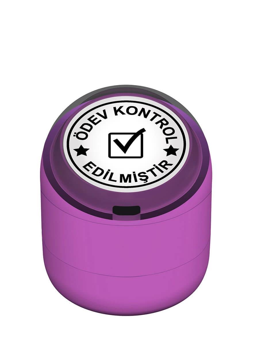 Ödev Kontrol Edilmiştir Motivasyon Kaşesi 22mm Yuvarlak Teknobutik.com'da