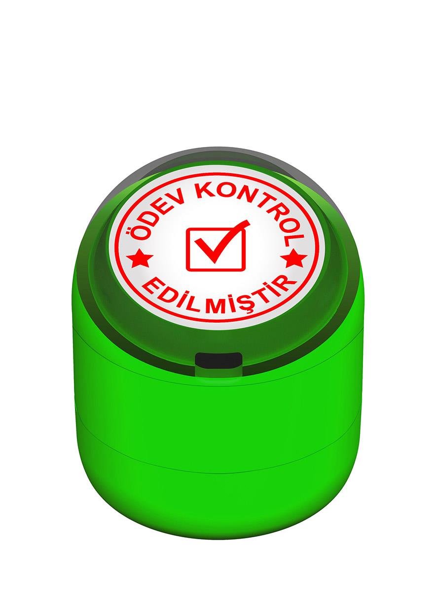 Ödev Kontrol Edilmiştir Motivasyon Kaşesi 22mm Yuvarlak Teknobutik.com'da