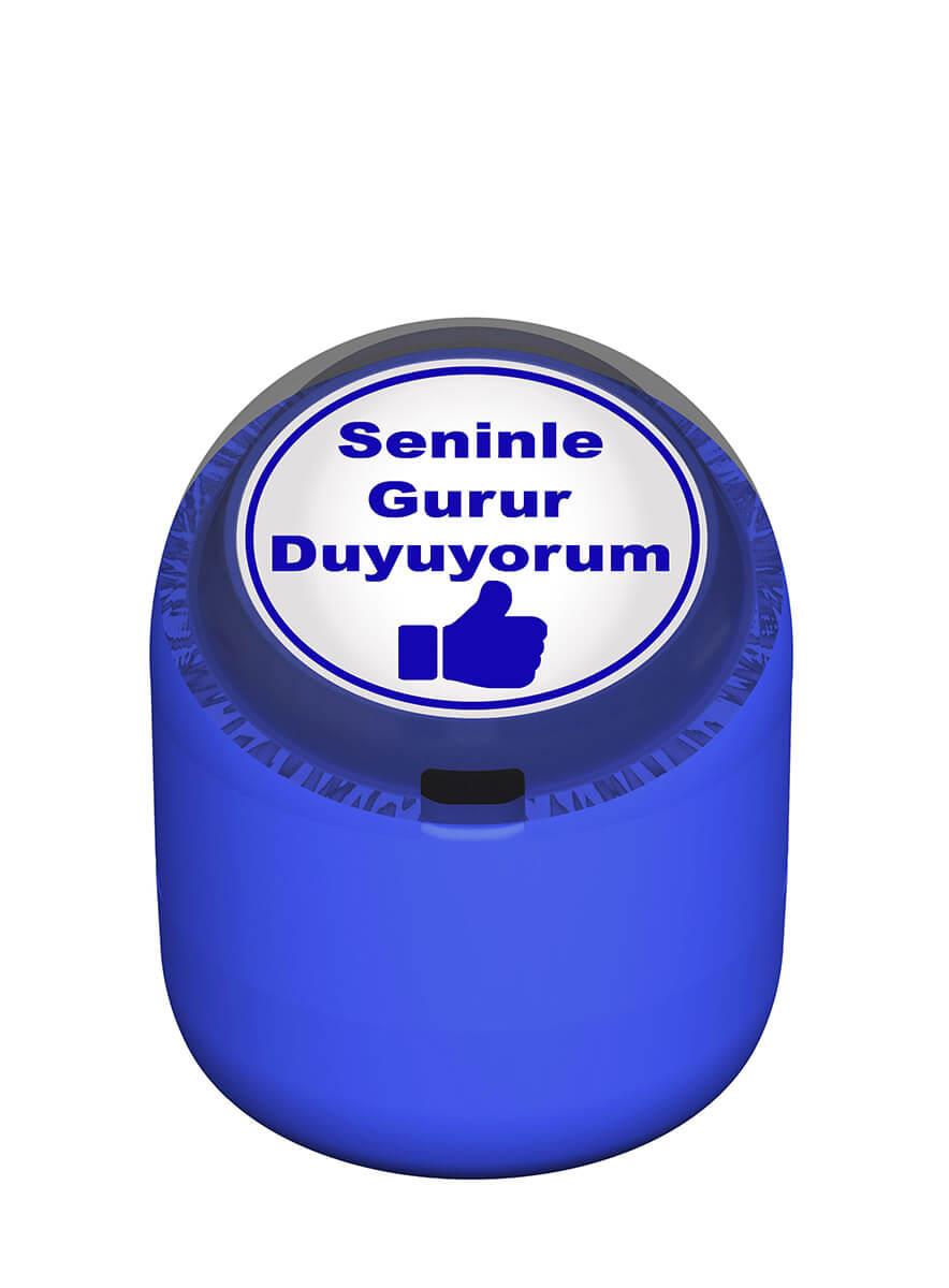 Seninle Gurur Duyuyorum Motivasyon Kaşesi 22mm Yuvarlak Teknobutik.com'da