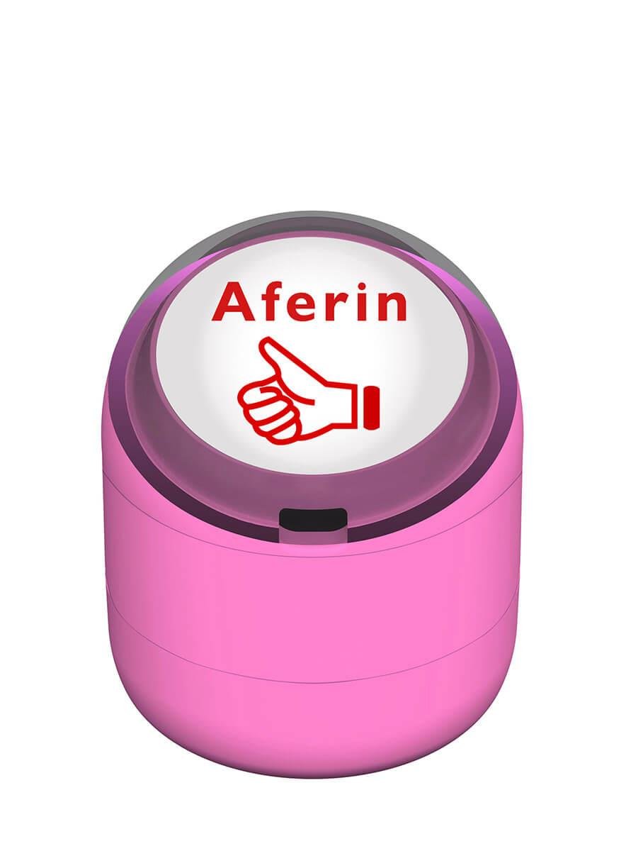 Aferin Motivasyon Flash Kaşe 22mm Yuvarlak Teknobutik.com'da